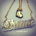 CLASSIC name necklace laser cut