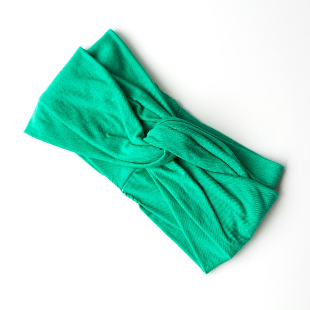Turban Headband Emerald Green
