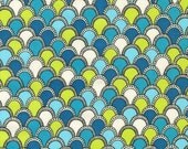 Modern Bliss quilt or craft fabric by Robert Kaufman- Mermaid Tail in Caribbean, 1 Yard