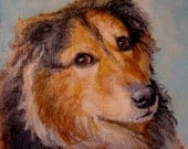 ACEO Mini Painting Custom Pet Portrait Tiny Art Dog Cat Animal by RSalcedo A4C Free US Shipping
