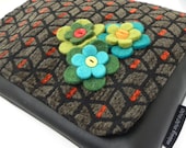 Dilly felt flower satchel bag by Missy Mao Mao