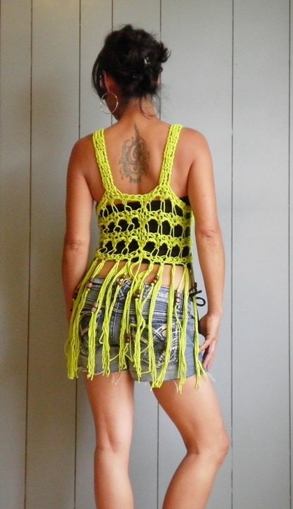 NonasNote Cotton and Beaded Crochet Beach CoverUp