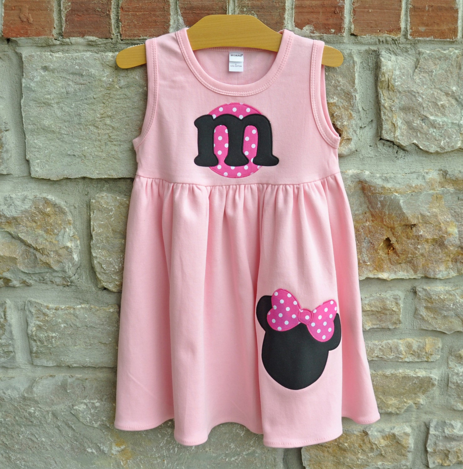 Make Mine Minnie-  Monogram Personalized Dress - 12m-8 years  - Julianne Originals