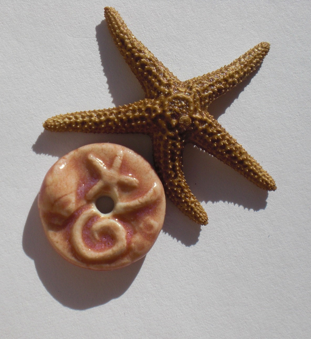 Fire Opal Porcelain Sea Coin