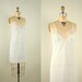 Vintage Pale Blue Slip / 1960s Vassarette Full Slip