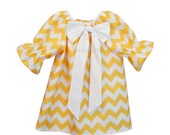 Whimsy Couture Sewing Pattern Tutorial ebook Threequarter Long Sleeve -- Bodacious Bow Peasant --Dress 0m - 12 girls PDF Instant