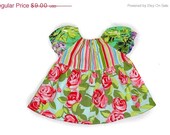 On Sale 2.50 Off Whimsy Couture Sewing Pattern PDF Tutorial ebook -- Apron Twirl Peasant Dress -- 0m through 12 girls Instant
