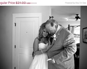 Memorial Day Weekend Sale Father of the Bride Or Groom Custom Personalized Wedding Handkerchief.  Great Keepsake.