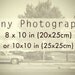 Choose Any Photo for a 10x10 or 8x10 Photo Print