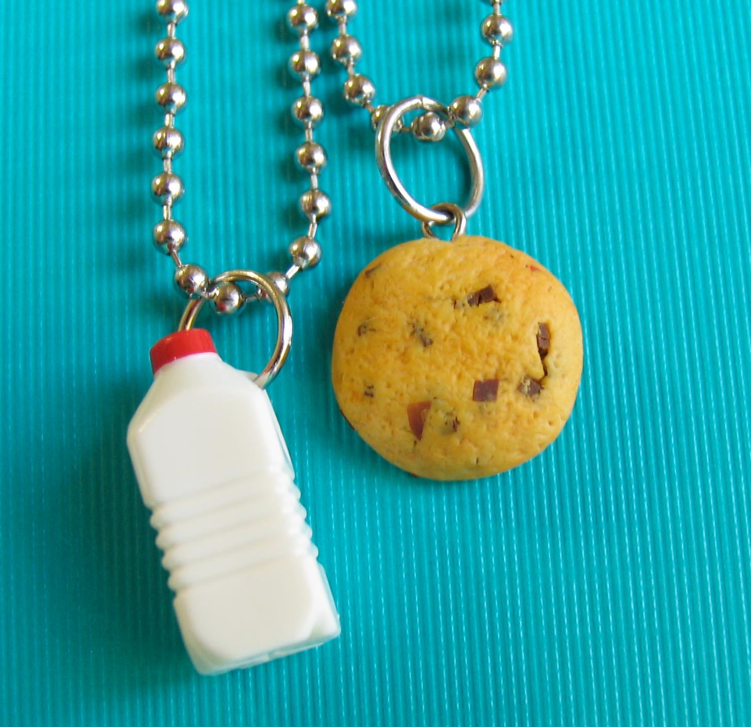 Best Friends Cookie and Milk Necklaces