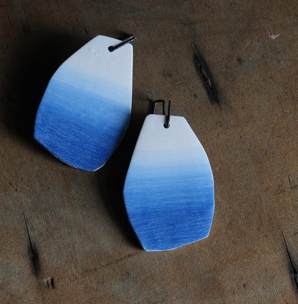 Indigo Ombre earrings