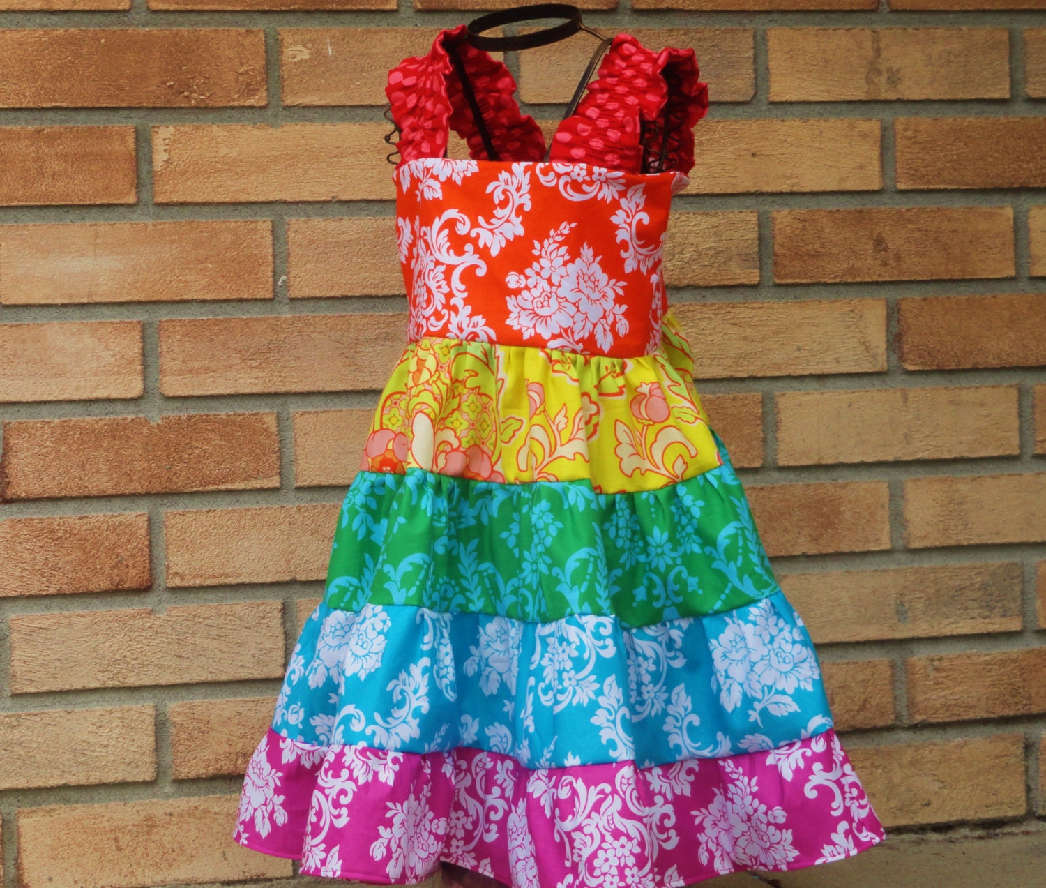 ROYGBIV Girls Over the Rainbow Twirl Sundress Dress  12m 18m 24m 2T 3T 4T 5 6