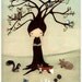 Nursery Art Tree Print Animal Sory Time Children Wall Art---The Story Tree