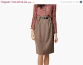 SALE - Vintage Valentino Button Tab Skirt