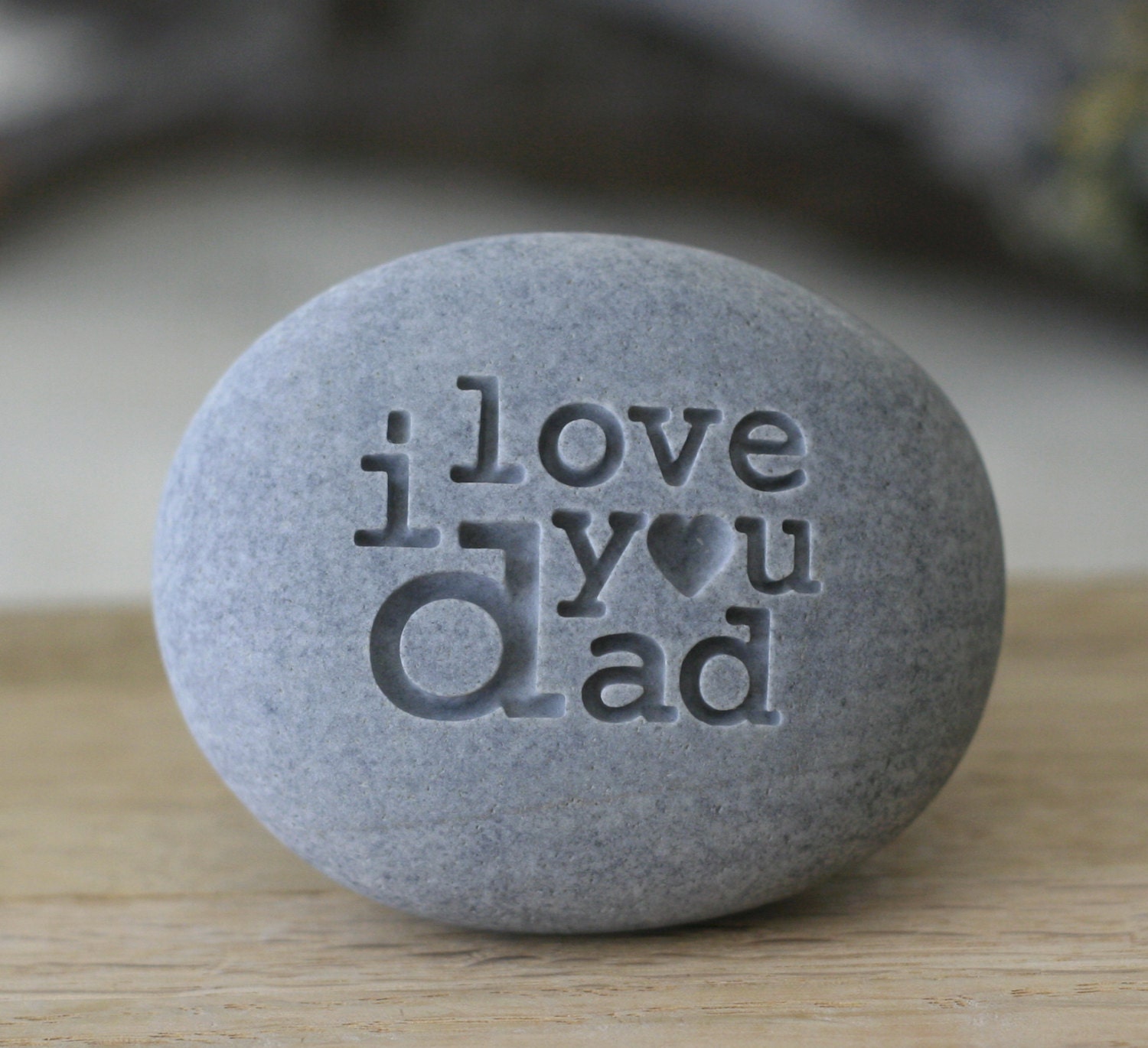 Fathers day gift - engraved i love you dad - exclusive design by sjengraving