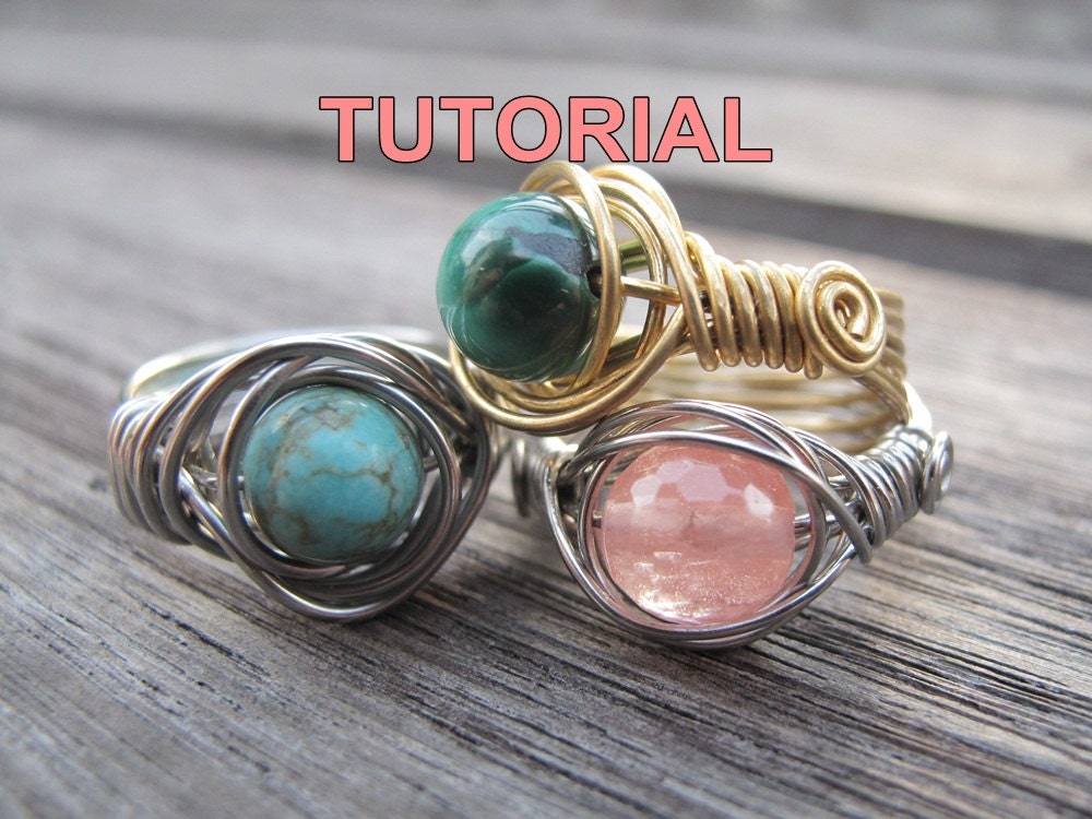 TUTORIAL - Twice Around The World (TAW) Wire Wrapped RING