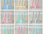 Stripe Straws - Great Parties Supplies from Mary Had a Little Party
