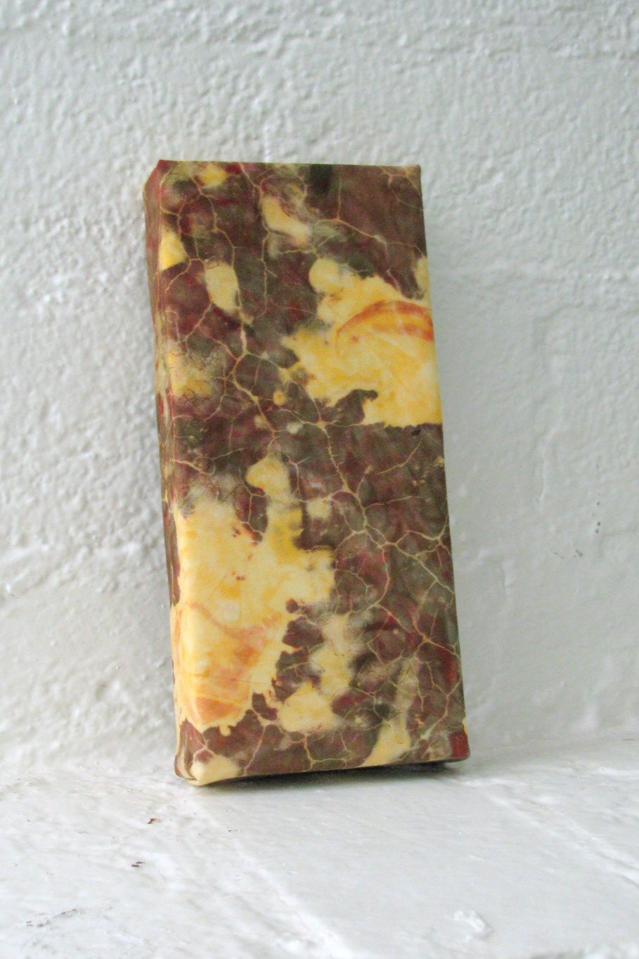 BENEATH hand dyed wall hanging