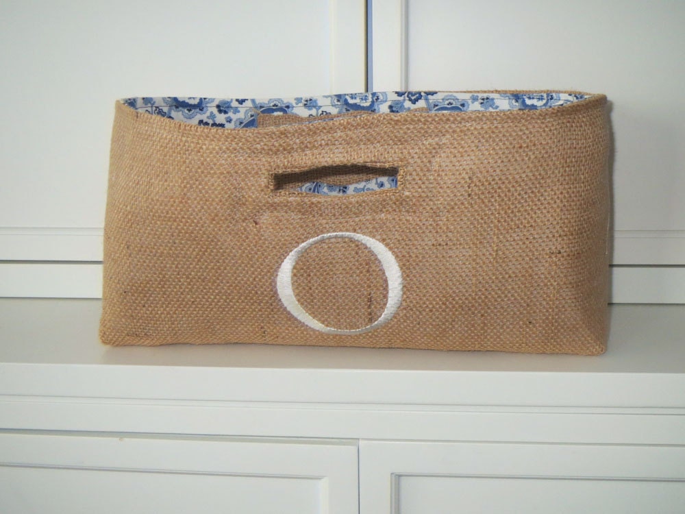 Not Your Usual Wine Bag Monogrammed Burlap