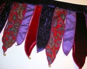 Dancing Gaia Purple Twilight Belly Dance Belt Festival Skirt with Bells 42-46 hip