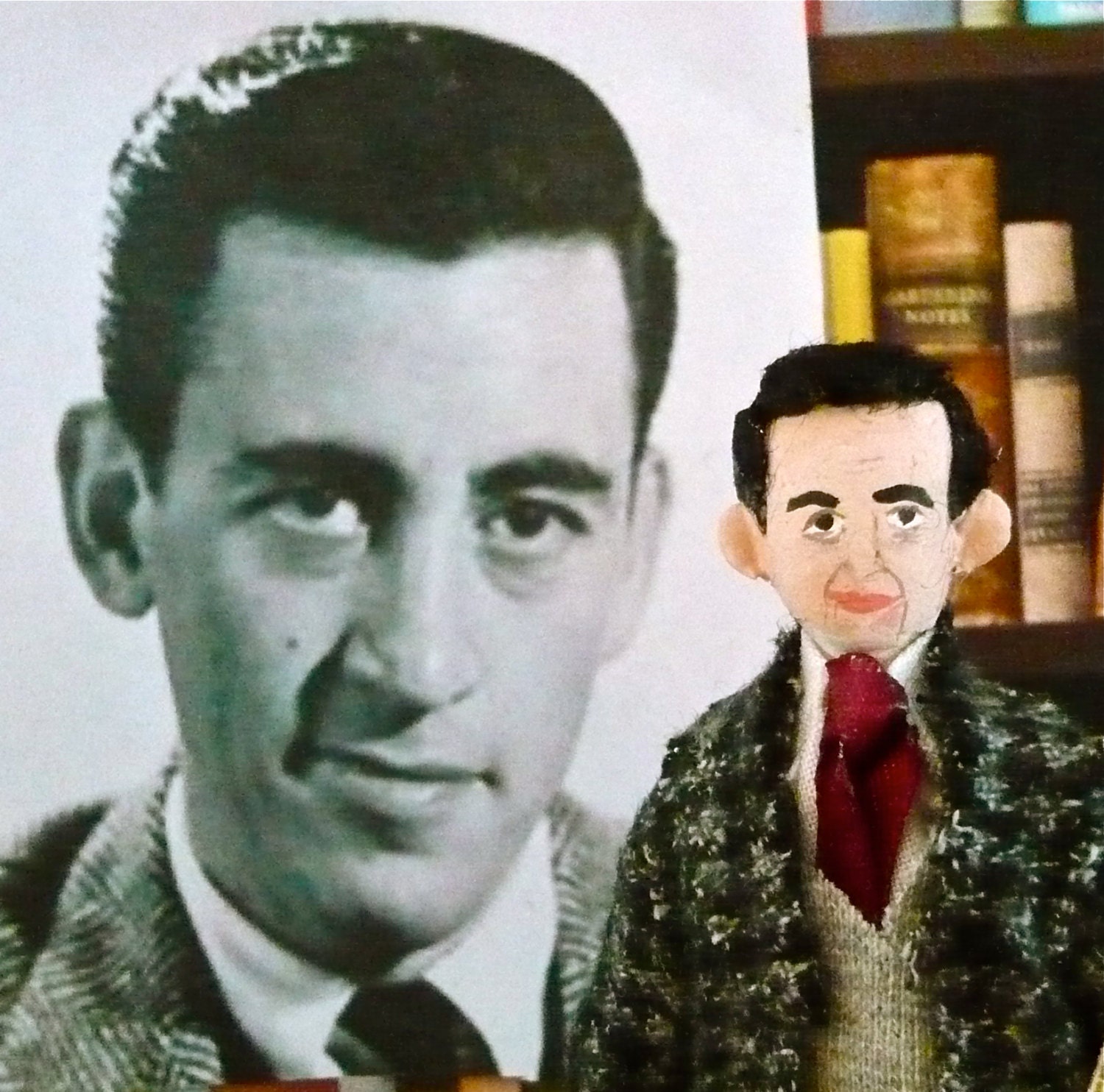 Author Doll J.D. Salinger Art Miniature Collectible