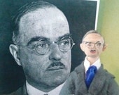 Thornton Wilder Doll Miniature Art Collectible