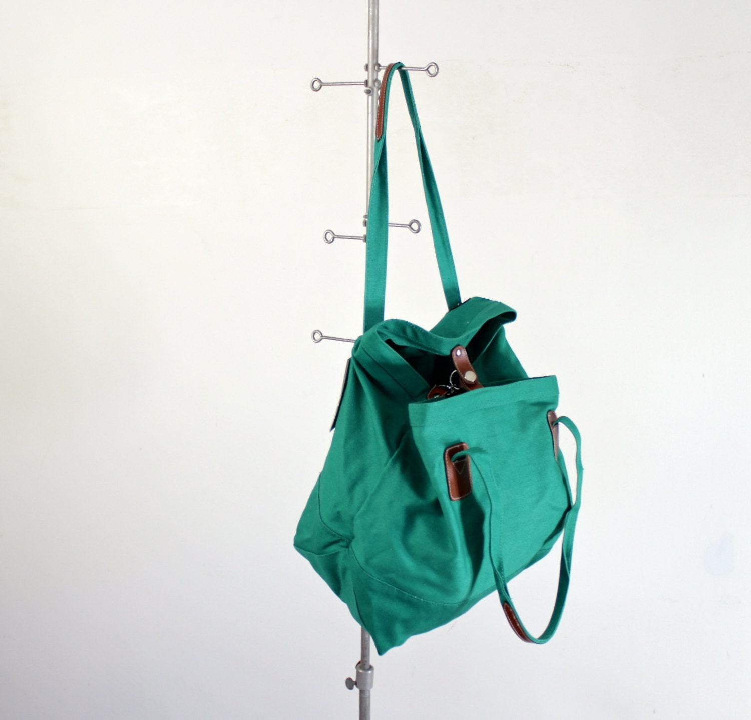 Oversized Book Bag / 1990s Gitano Carry All Bag
