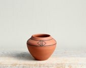 Vintage Navajo Pottery Planter  /  Southwestern, Studio Pottery, Vase