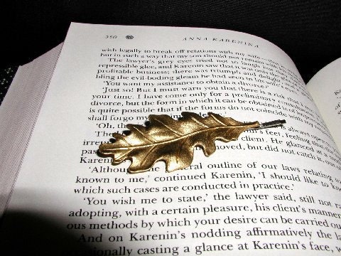 Leaf of Fall, Hair Accessories, Oak Leaf, Hair Clip, Bobby Pin