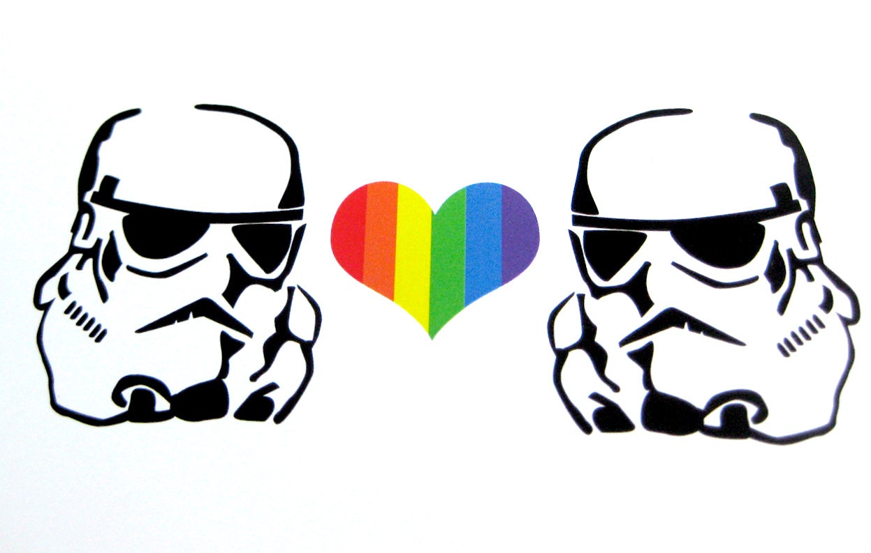 Star Wars Valentine // Stormtrooper Hearts Stormtrooper Card