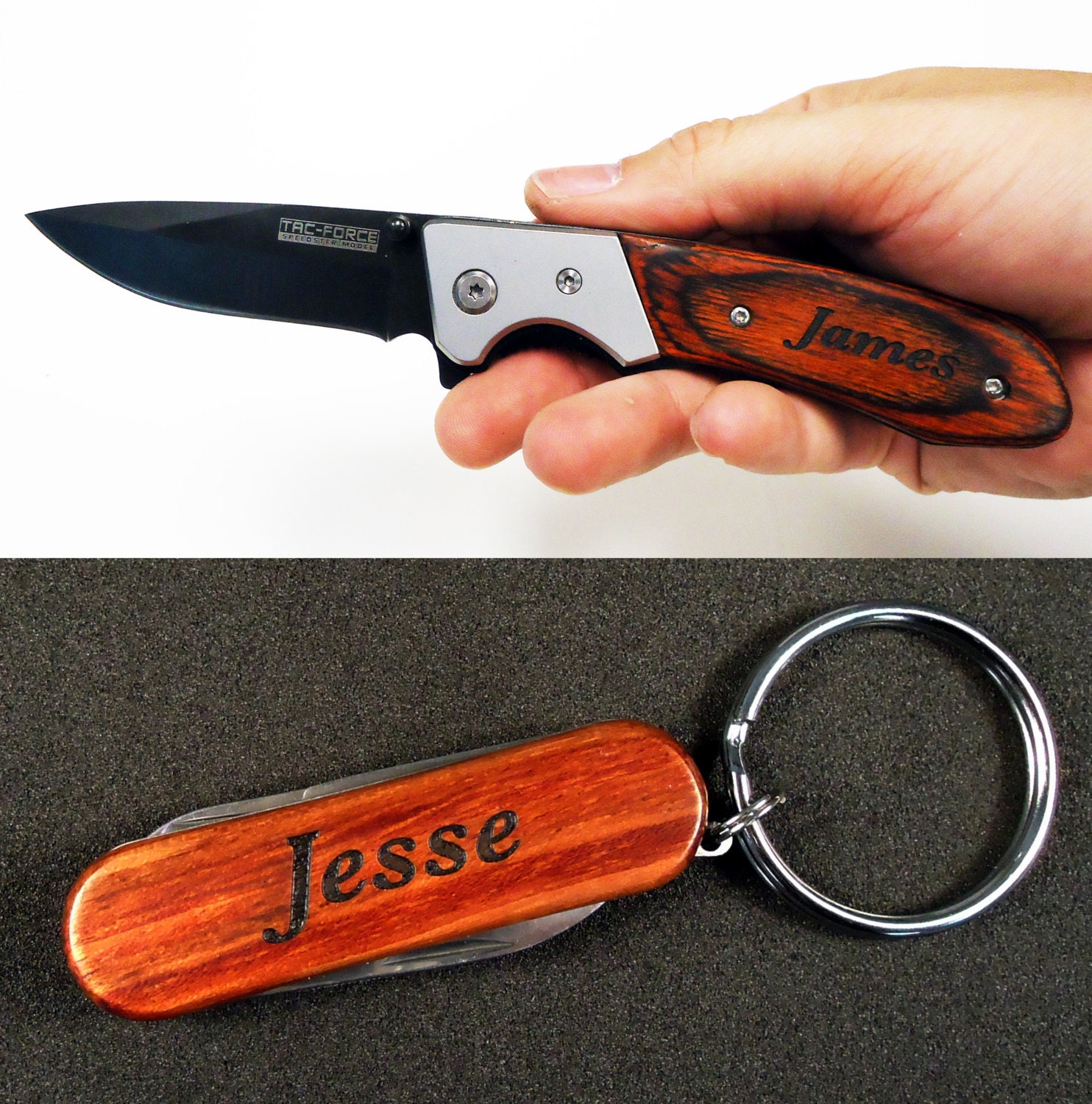 Custom Personalized Engraved Pocket Knife, black blade, wedding, groomsmen, birthday, special occasion gift