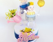Mother's Day Gift Decoration Spun Cotton Gal Happy Mother's Day Mother and Daughter