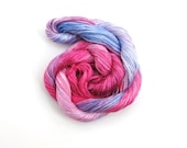 Embroidery floss, hand dyed, 20m skein - hot pink, light pink, lilac, lavender, mauve, blue