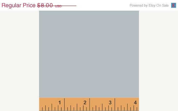 ON SALE Glimma---Glimma Solid in Fog---1 yard--Lotta Jansdotter for Windham Fabrics