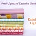 a fresh-squeezed exclusive fat quarter bundle (rainbow lights)--misc. designers--8 pieces--2 yards total