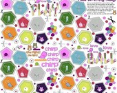 sofs offers a pattern, yard of fabric, ready to cut and sew a fabric balloon ball.