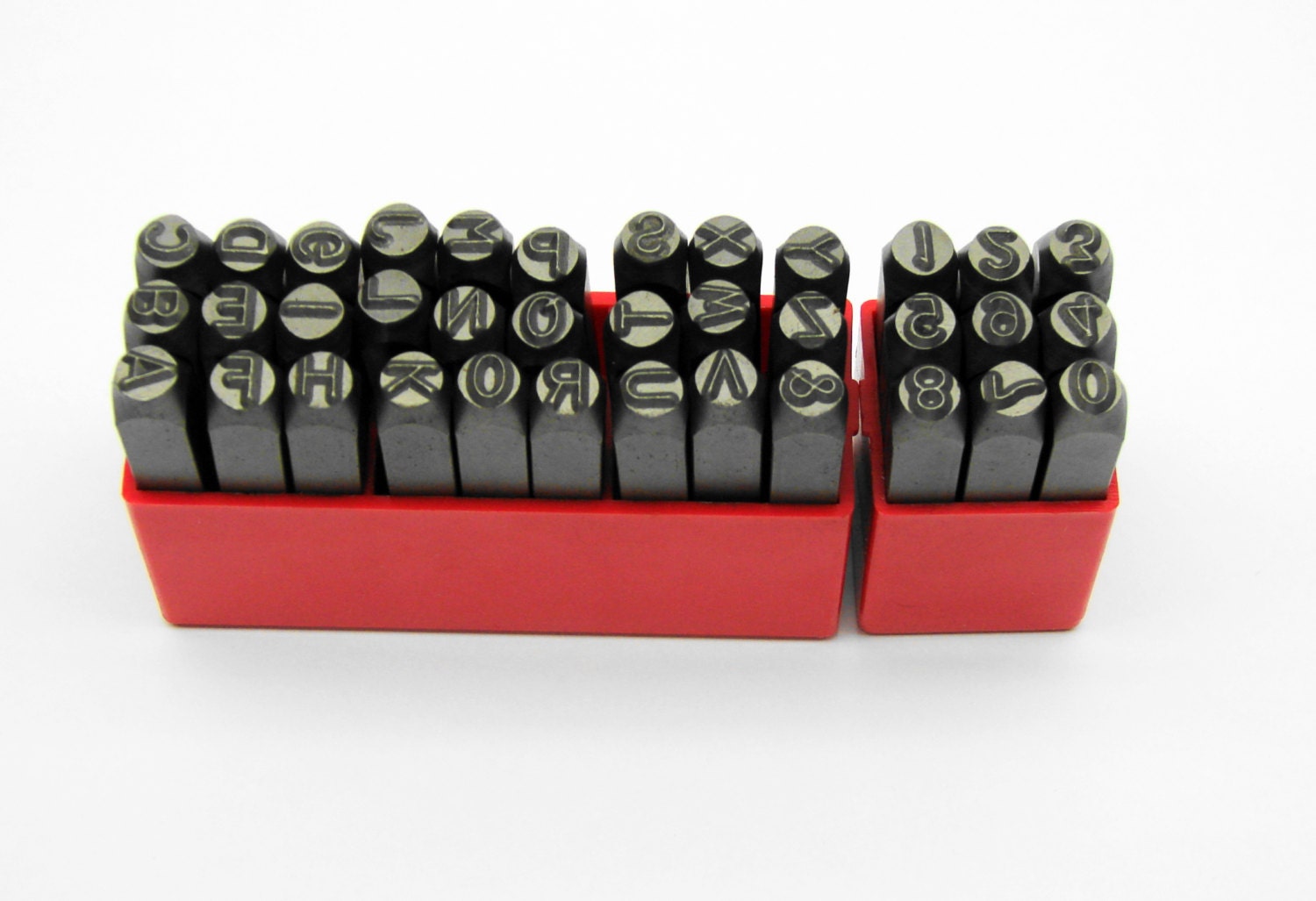 36 Pc. Premium Number & Letter Metal Punch - Stamp 6mm Set - CRV Steel