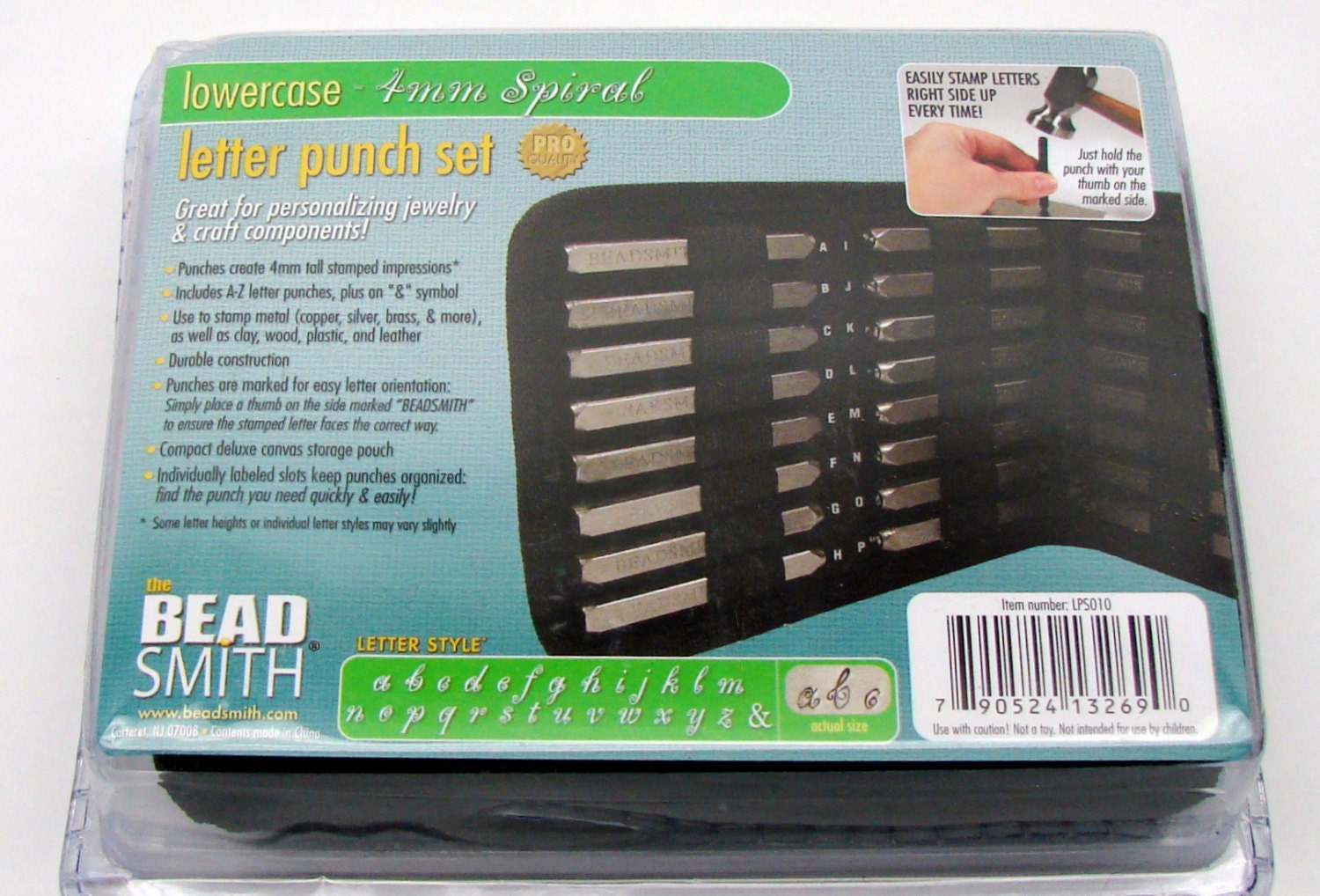 4mm Spiral Lowercase Punch Set 27 Pc.