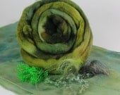 Nuno Felt Scarf Kit with Instructions and Embellishments