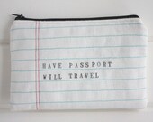 Have Passport Will Travel Pouch