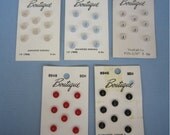 Tiny Little Baby Buttons - Boutique Brand - Various Colors - Price Per Card