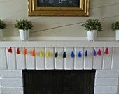 Fancy Schmancy Tassel Garland - Lucky Rainbow decoration