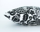 Designer Lumbar Pillow Cover Black Amsterdam 16x20 Decorative Pillow