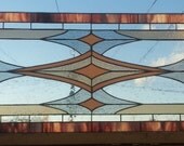 Stained glass window - "Bronze Shine" (W-41)