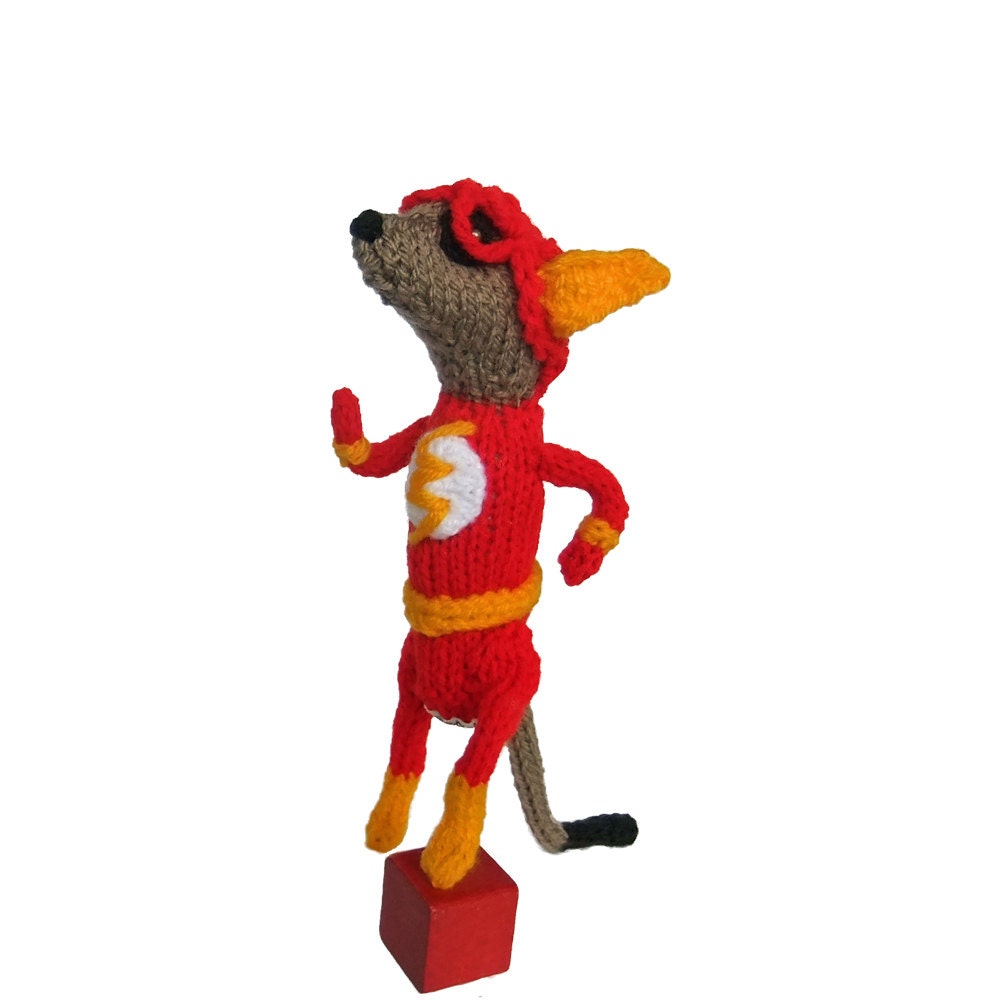 The Flash Meerkat, DC Superhero, lightning fast, scarlet hero