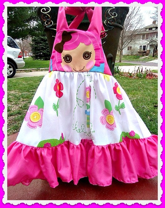 LaLaLoopsy Dress boutique layered twirl party Posh Pink dress 2 3 4 5 6 7 8 10