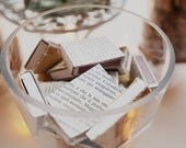 100 Custom Matchboxes - Wedding Favors - Custom Color and Theme