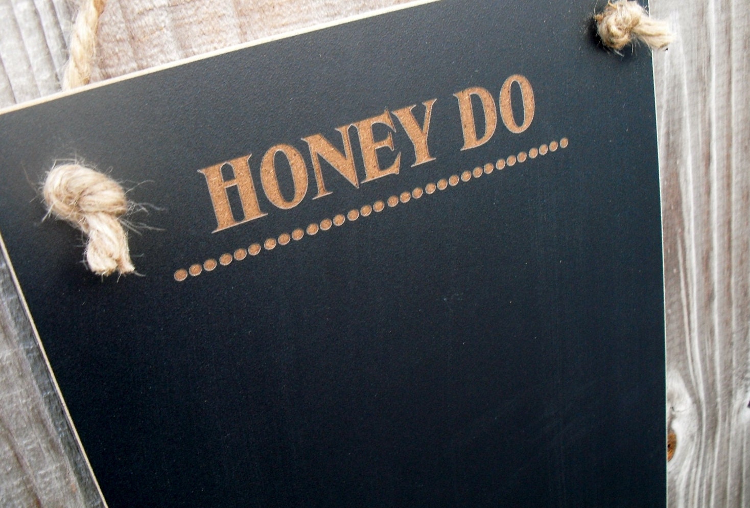 Chalkboard  - Hanging Honey Do List Blackboard -  Item H1502