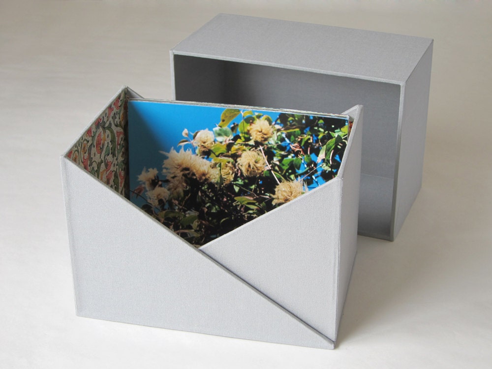 4x6 Photo Album Box - Unique Tulip Design - Handmade - Holds 400 Photos