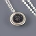 Locket Style Dandelion Wish Necklace - Etched Silver